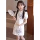 连衣裙 新中式 女童夏季 裙子气质中国风旗袍礼服裙子儿童女孩时尚