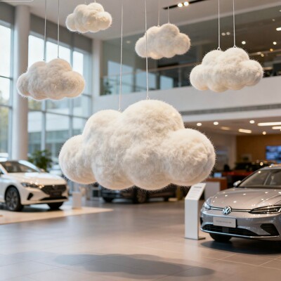 商场中庭展厅服装店铺橱窗装饰