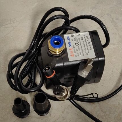 潜水泵工业喷雾风扇雾化加湿器防干烧水雾风机30w2.2m扬程水泵