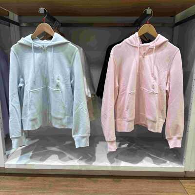 女装休闲运动开衫卫衣拉链连帽外套长袖上衣春季新款484236