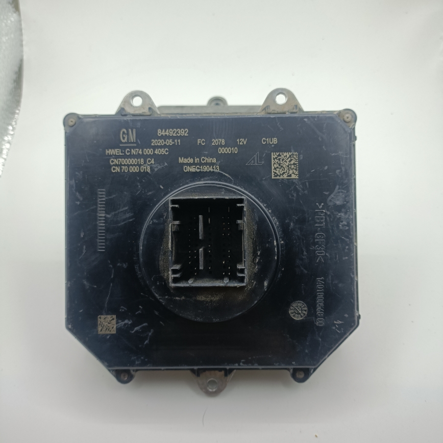 适用于别克20款昂科旗高配LES大灯模块电脑板驱动安定器84492392