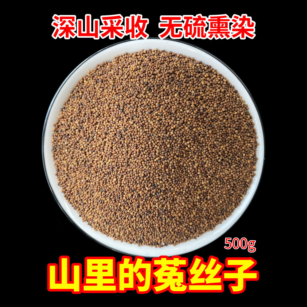 深山野生菟丝子正品五味子兔丝子茶500g吐丝搭黄芪淫羊藿枸杞茶