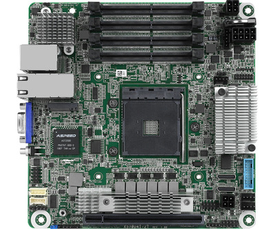需订货X570D4I-2T mini-ITX板 AMD Ryzen AM4 PGA1331 DDR4 ECC