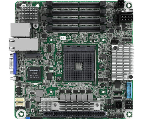 需订货X570D4I-2T mini-ITX板 AMD Ryzen AM4 PGA1331 DDR4 ECC