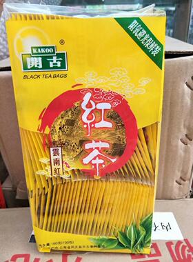 开古牌红茶袋泡茶1.6克*100包 酒店饭店宾馆袋用茶古茗茶叶新品