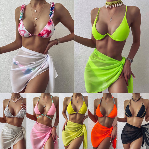 iTranyee Sexy Women Chiffon Swimwear Pareo Scarf Cover Up Wr