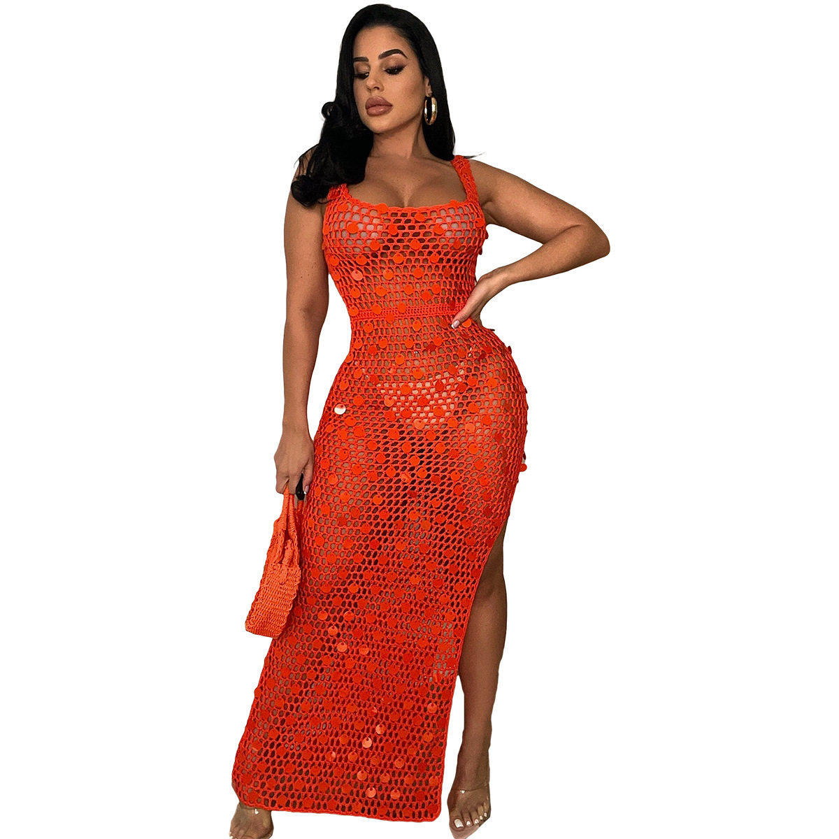 plus size dress beach long dress 跨境新款欧美女装沙滩裙长裙