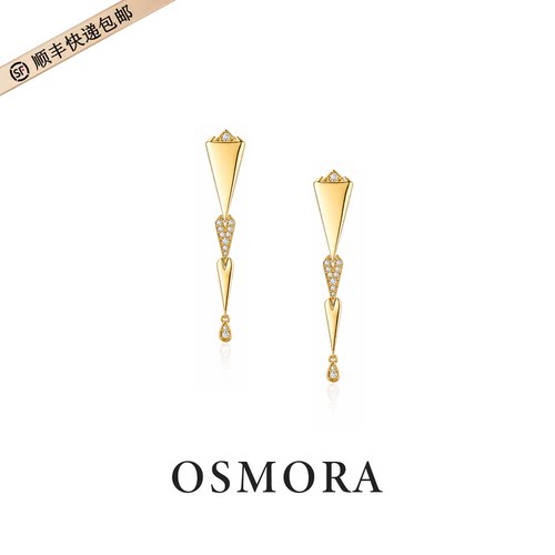 OSMORA简约几何耳钉女通勤百搭