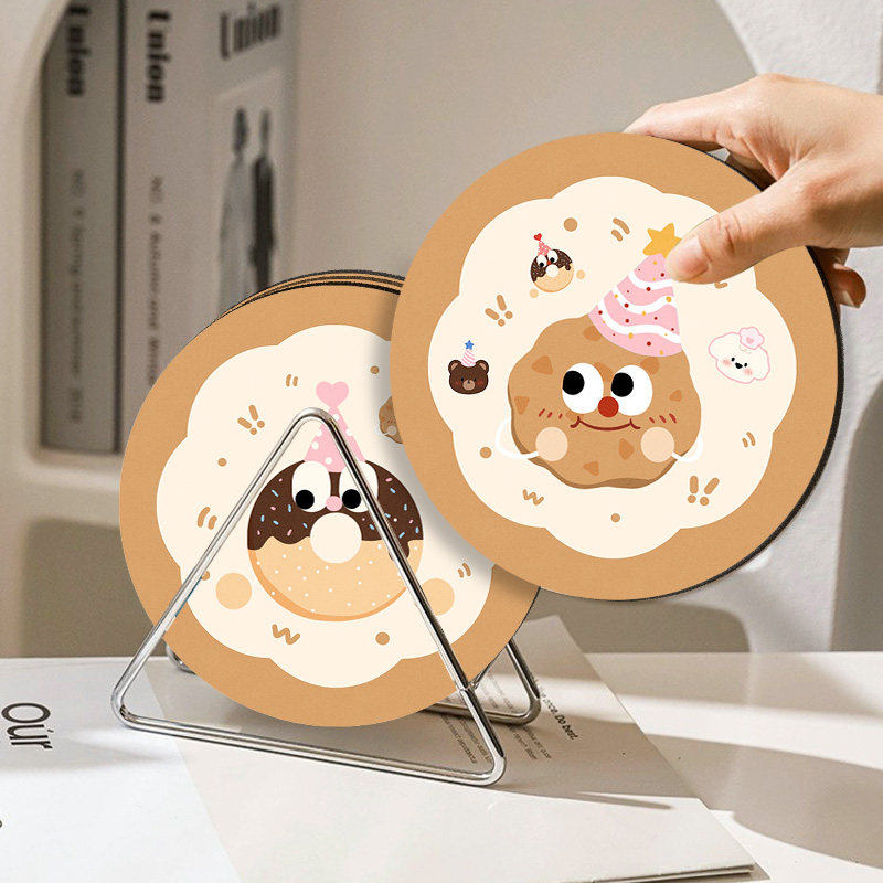 硅藻泥吸水杯垫隔热卡通硅藻餐盘速干防烫防滑餐桌小餐垫茶杯垫,居家布艺,餐垫,淘宝优惠券,粉丝福利购,淘宝优惠卷