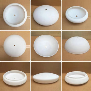 欧式水晶吊灯配件底盆磨砂玻璃灯罩底部灯罩奶白圆形外壳罩亮光