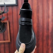 新款 休闲男鞋 高帮男士 透气韩版 黑色鞋 8276欧洲站加绒休闲运动板鞋