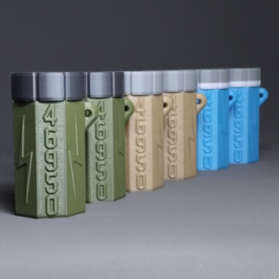 46950防水电池盒单节款电池盒锂电池盒电池收纳盒打印