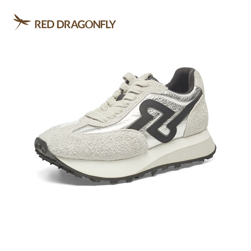 红蜻蜓冬季女士休闲阿甘鞋德训BD66000111运动BD66000112厚底耐磨