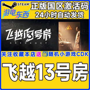 steam正版游戏 飞越13号房 Breakout 13 国区激活码CDK