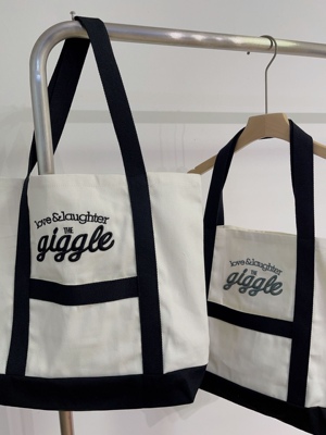 giggle大容量帆布包经典单肩包
