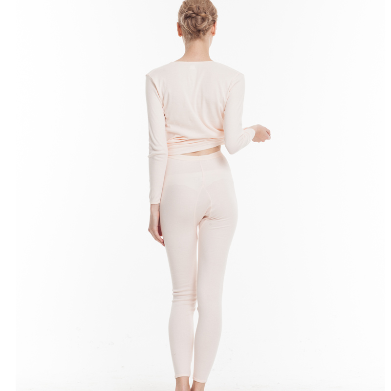 Pantalon collant THREEGUN simple en coton - Ref 748293 Image 3