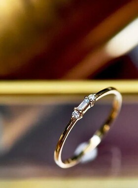 日系小钻戒气质时尚简约日韩ins