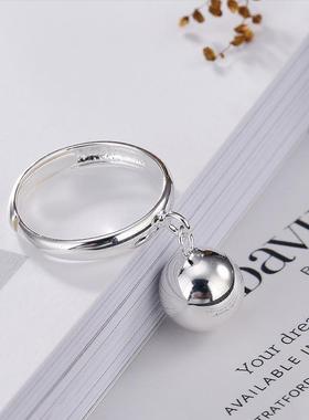 女款日韩风圆珠活口戒指