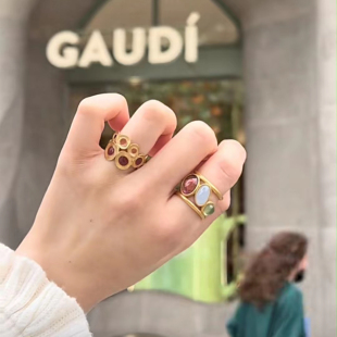 joidart戒指 情人节送礼 巴特罗之家戒指女小众复古设计开口指环