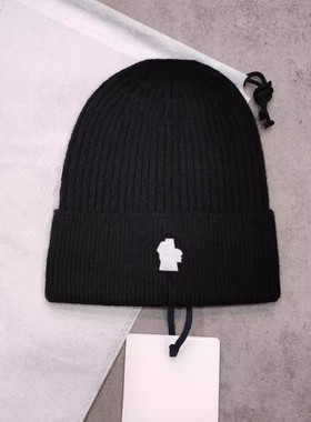 冬季新款MON条纹针织毛线帽出口订单滑雪帽冷帽шапка Cap