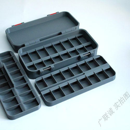 三层分格48格子螺丝零件收纳盒