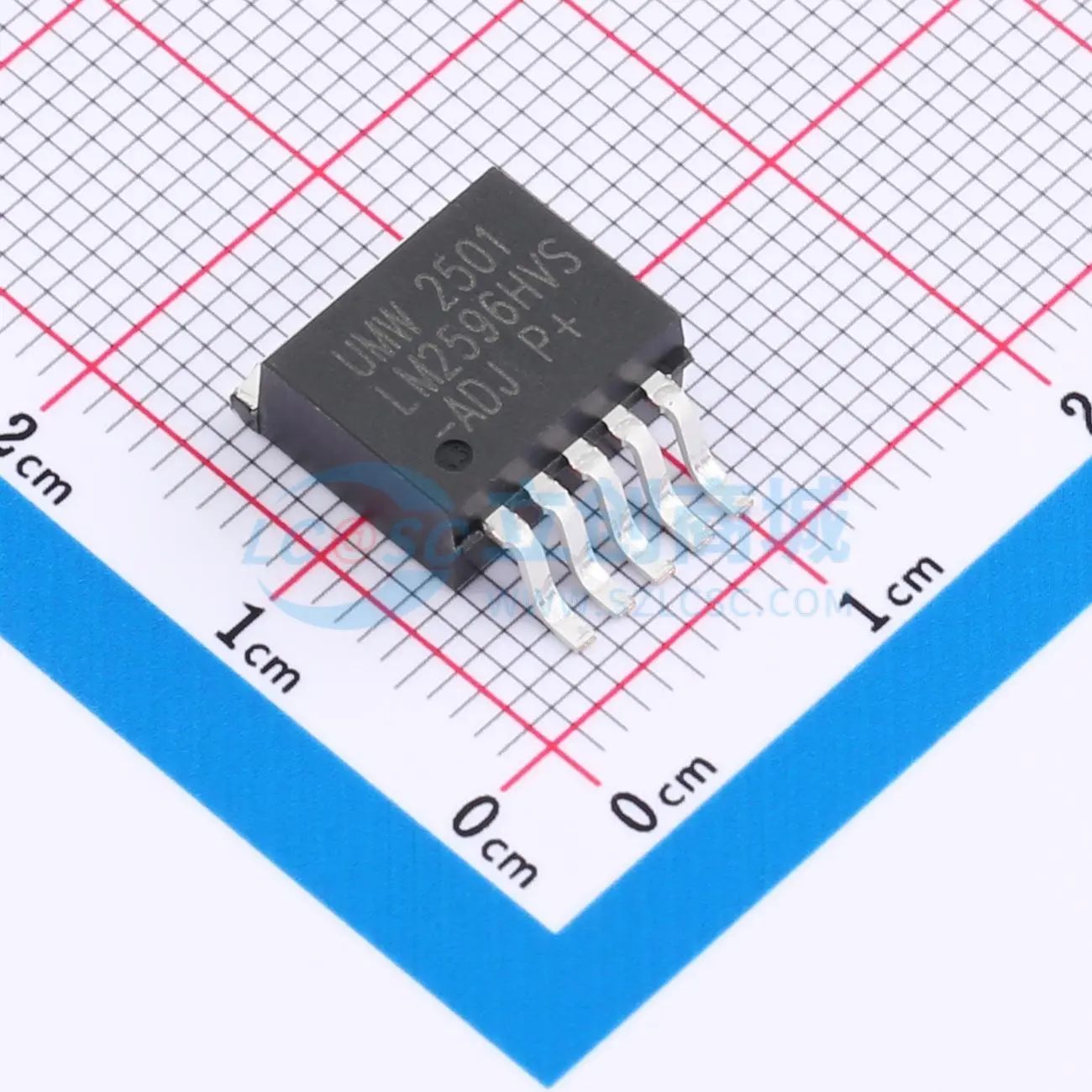 LM2596HVS-ADJ(UMW) TO-263-5 DC-DC电源芯片