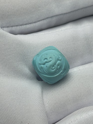 绿松石赤龙博古老型10×