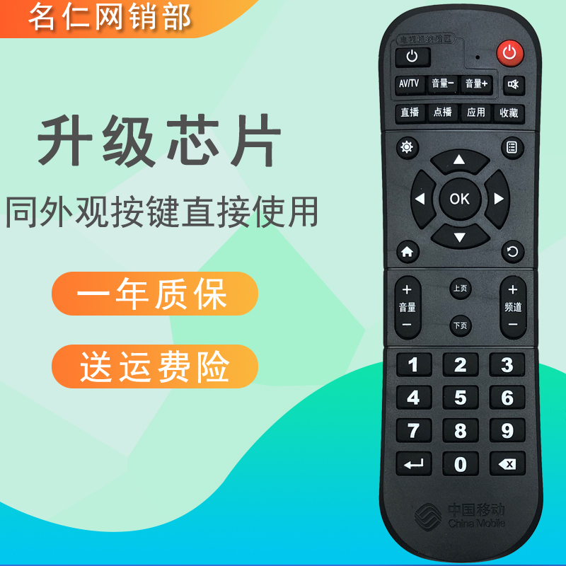025+适用于中国移动魔百网络遥控器HG680-V CM201ZCM101s-2机顶盒