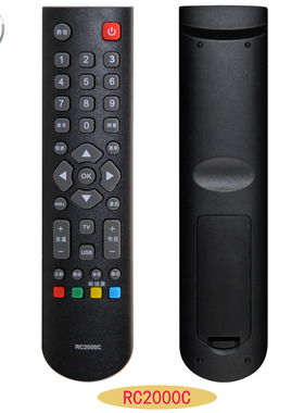 晨宇遥控器适用于TCL王牌电视机RC2000C RC2000C02 RC2000C11