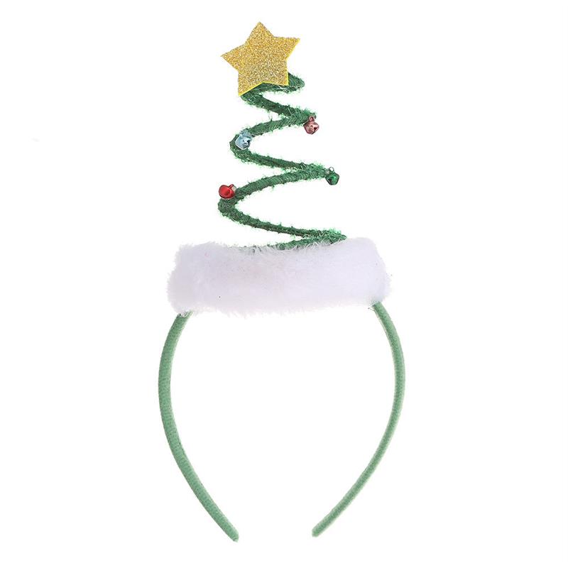 圣诞树发箍圣诞节派对儿童表演道具搞怪氛围装饰头饰卡通造型
