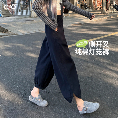 哈伦裤女士2026春新款花苞灯笼裤