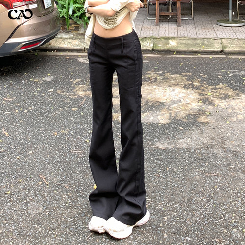 微喇西装裤女2026春季新款高级感