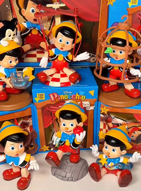 新品TOPTOY迪士尼匹诺曹成长日记系列手办桌面摆件生日礼物可爱
