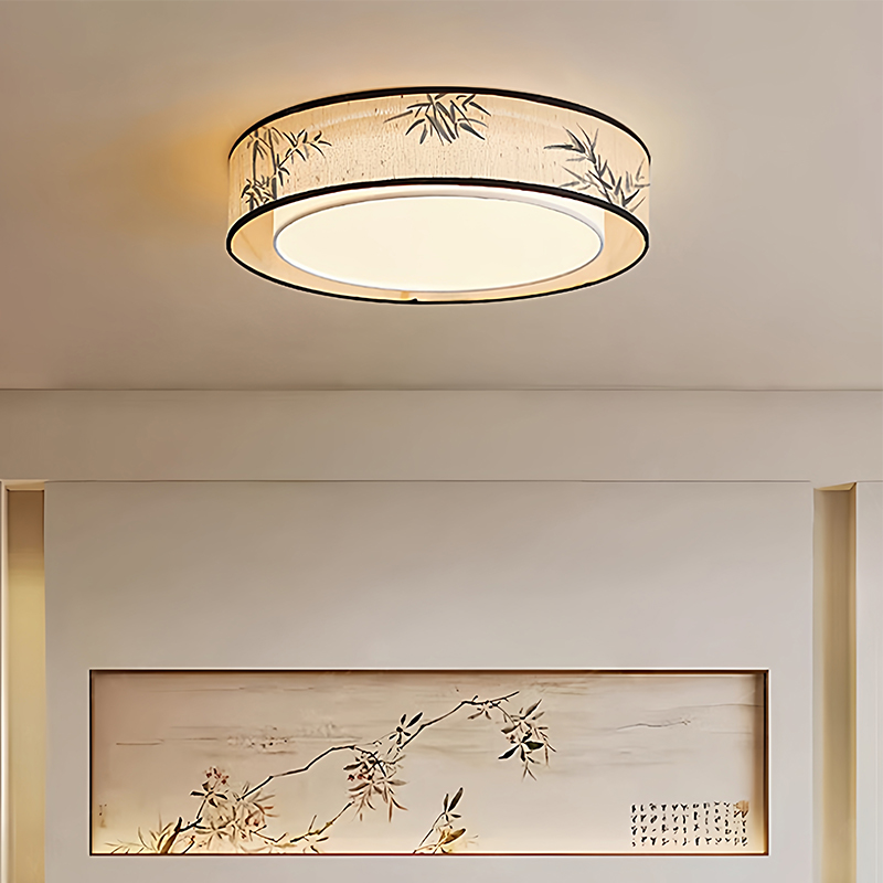 宋代美学圆形吸顶灯书房客厅