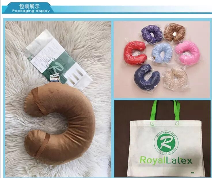 泰国皇家Royal Latex天然乳胶U型枕护颈枕颈椎枕午睡枕旅行枕
