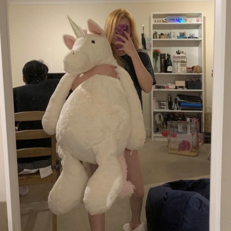害羞独角兽性感美睡觉抱枕