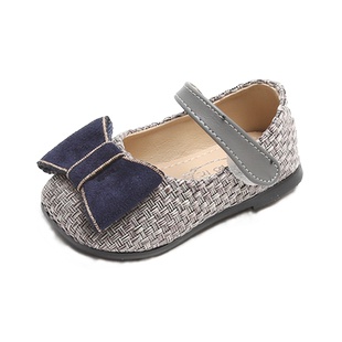 春秋季新款女宝宝鞋子1一2岁小童公主单鞋婴儿防滑软底透气学步鞋