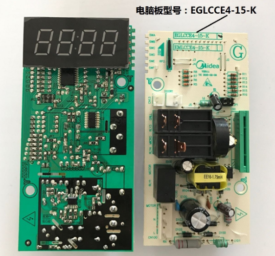 拆机美的微波炉EGXCCE4-15-K电脑板显示板EG720KG4-NA主板/电源板