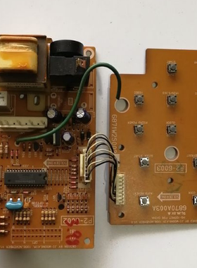 拆机LG微波炉MS-1977MTW配件电脑板P2-6002控制主板显示电路板