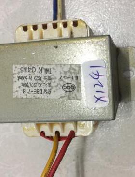 原装拆机变压器 DBE-718 AC220V  AC20.2V 570MA