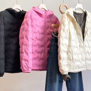 CC家居控 2056 女士连帽羽绒服 H7649 D360