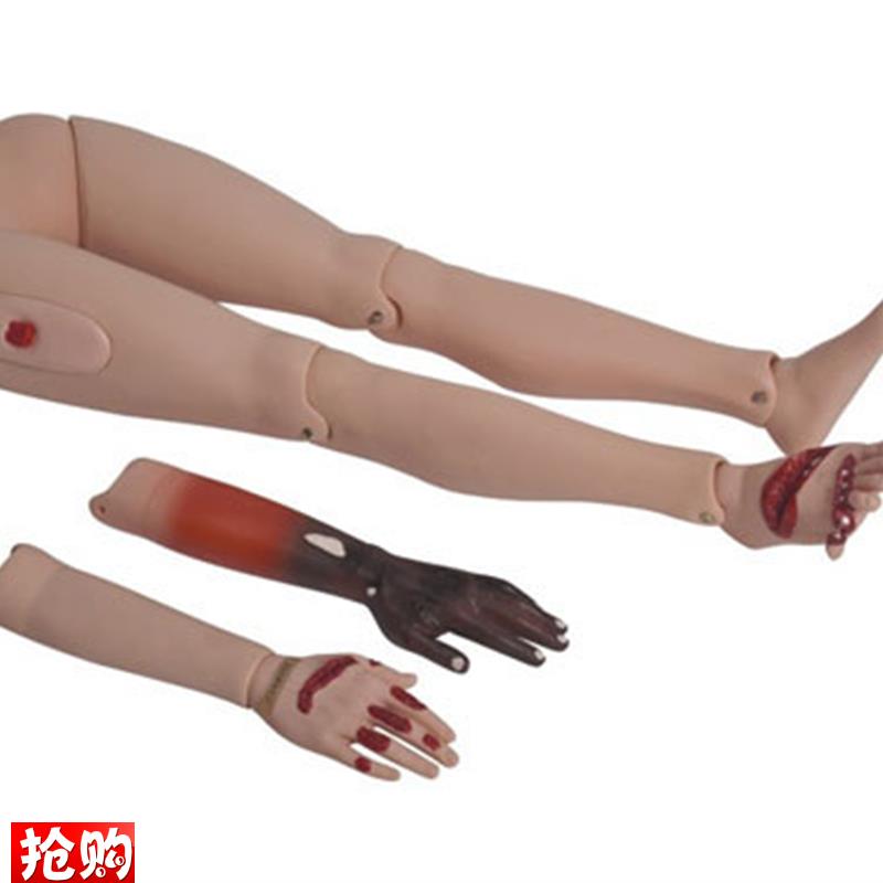 高级创伤护理训练四肢q模型模块上肢下肢包扎伤口处理练习模具