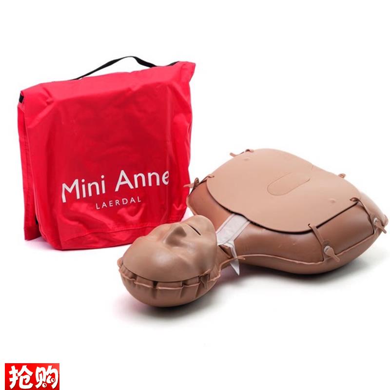挪度充气式e成人心肺复苏模型升级版迷你半身CPR教学模型迷你安妮