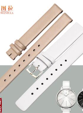 原装适配适合CK表带K3E236/K7A231/K3P231K2B23K3N小牛皮表带女