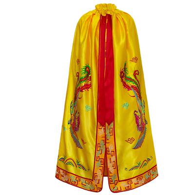 特卖刺绣凤凰披风刺绣双凤袍子神像斗篷泰山娘娘神明披风还愿请愿