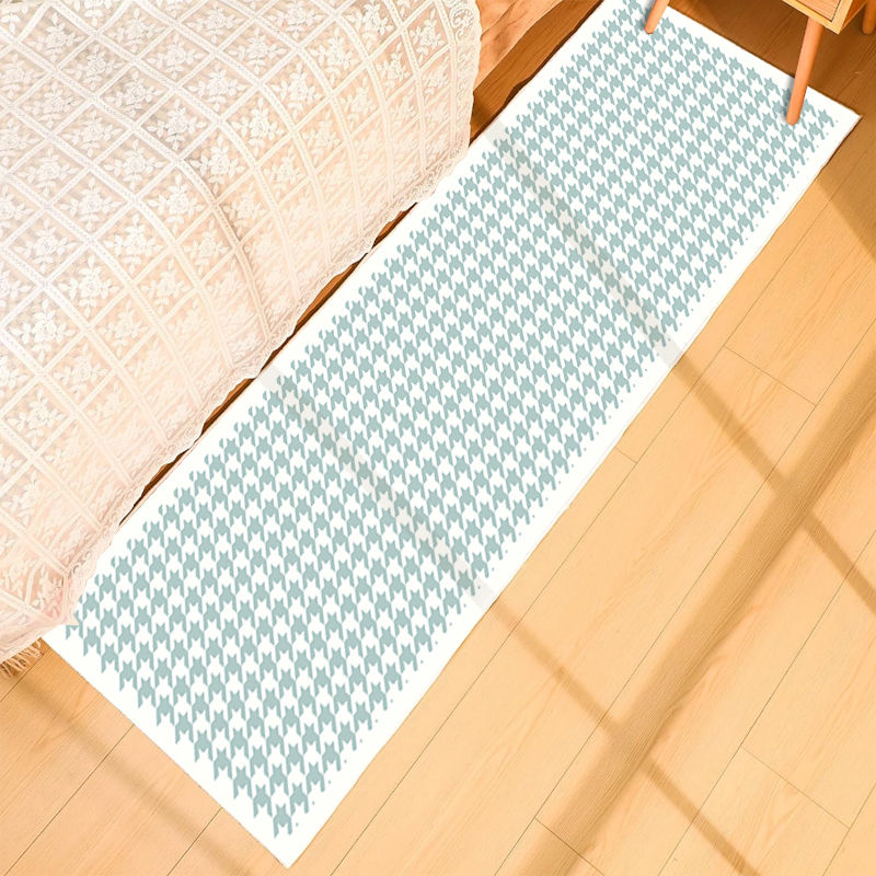 简约加厚防滑吸水床边毯