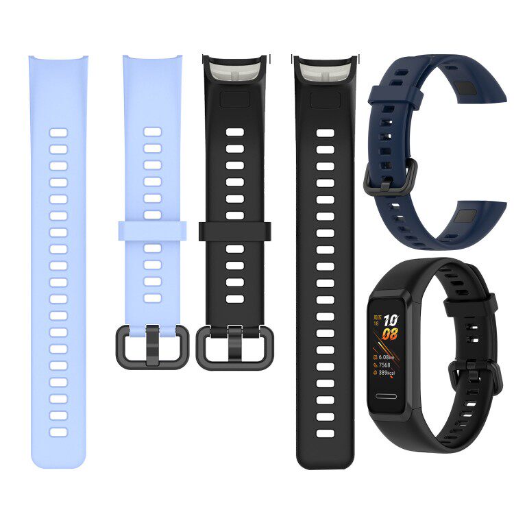 适用HUAWEI band4华为手环4官方同款硅胶单色时尚简约耐用款表带怎么看?