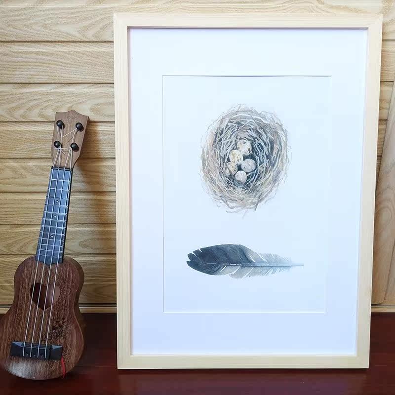 实木欧式小相框挂式装饰a4纸素描画框挂墙书画装裱摆放简约家居办在类目 家居饰品, 相框/画框中 - 来自Buy2taobao.com提供专业的淘宝代购服务