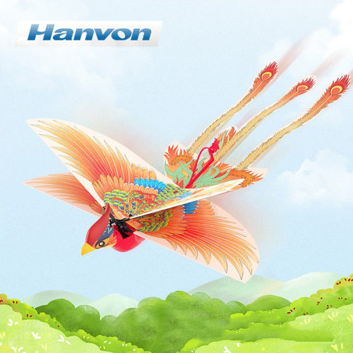 电动仿真小鸟遥控充电凤凰玩具