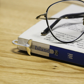 纯银鲸鱼尾书签文艺送老师男女朋友生日礼品物光复号原创 鲸落